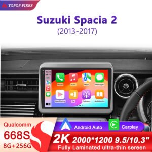 8G+256GB Car Radio for Suzuki Spacia 2 (2013-2017)9.5″ 2K Android 13 Car Stereo Qualcomm Chip